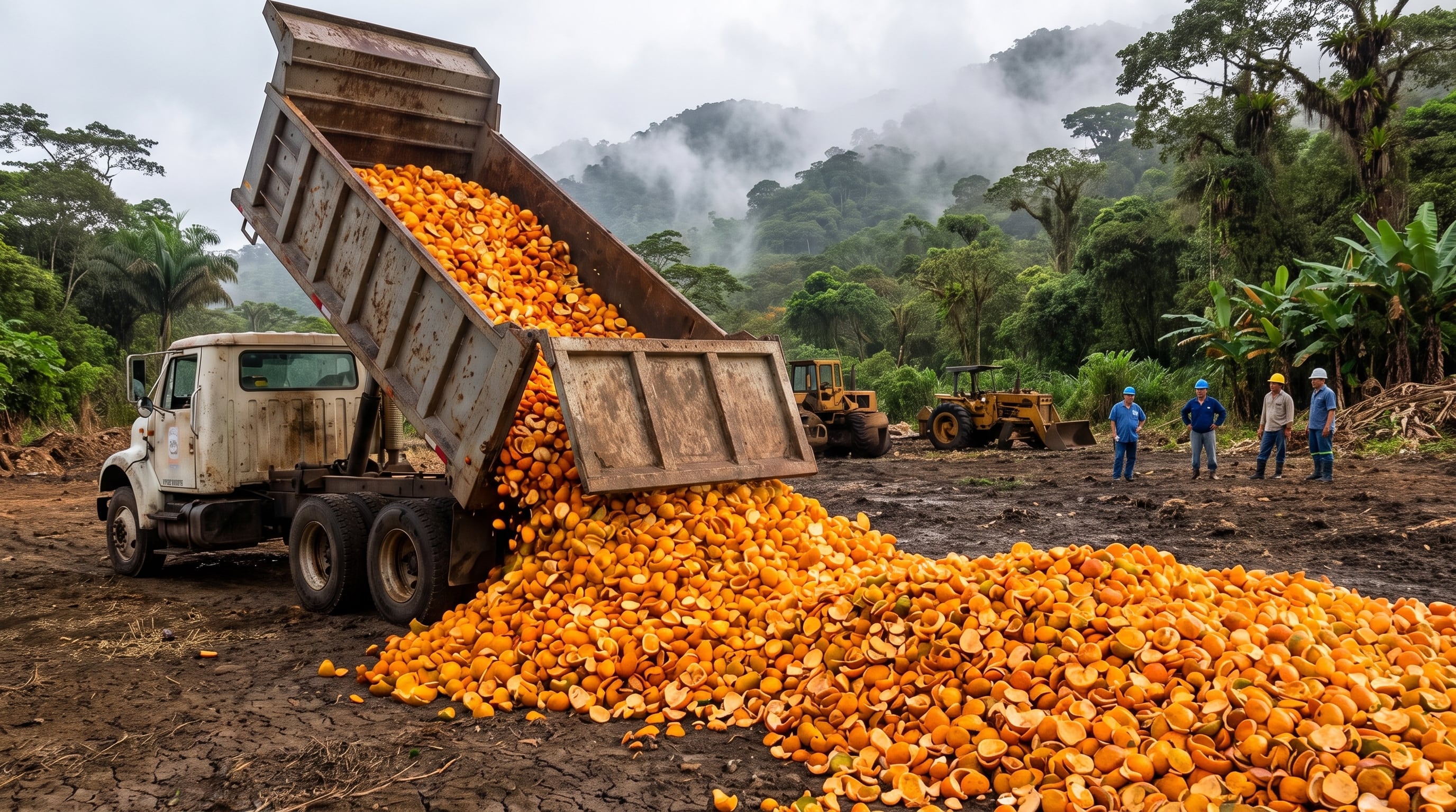 Un experimento ambiental en Costa Rica usó 12.000 toneladas de cáscara y pulpa de naranja para restaurar un área degradada del Área de Conservación Guanacaste (Imagen Ilustrativa Infobae)