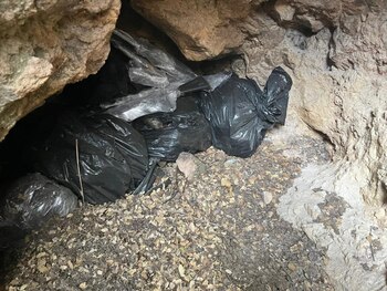 Guardia Nacional encuentra armas escondidas en un parque natural de Zacatecas