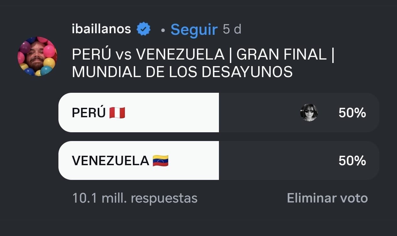 Votaciones en Instagram