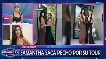 “Lo conocí en Ibiza y me impactó”: Samantha cuenta cómo inició su nueva historia de amor. ATV/ Magaly TV La Firme.