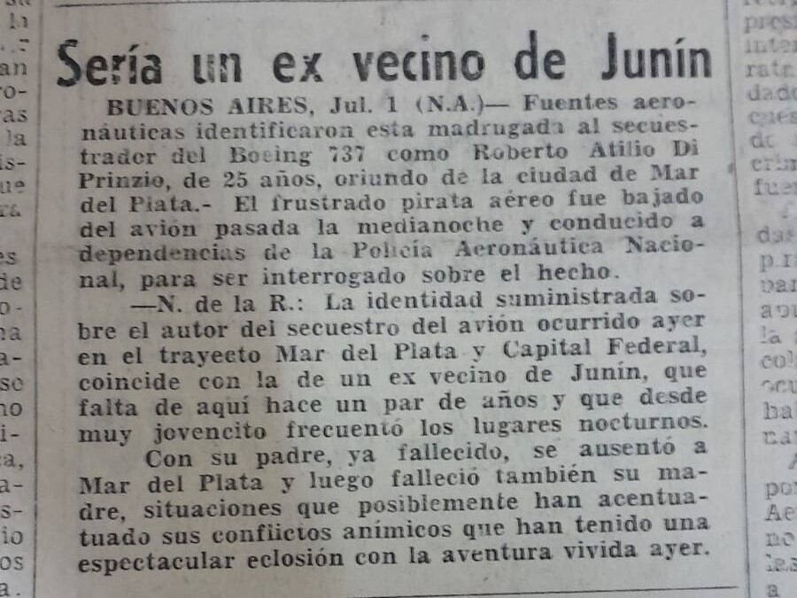 La información de la agencia NA que reprodujo diario La Verdad, de Junín