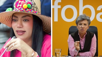 Agarrón entre Claudia López y