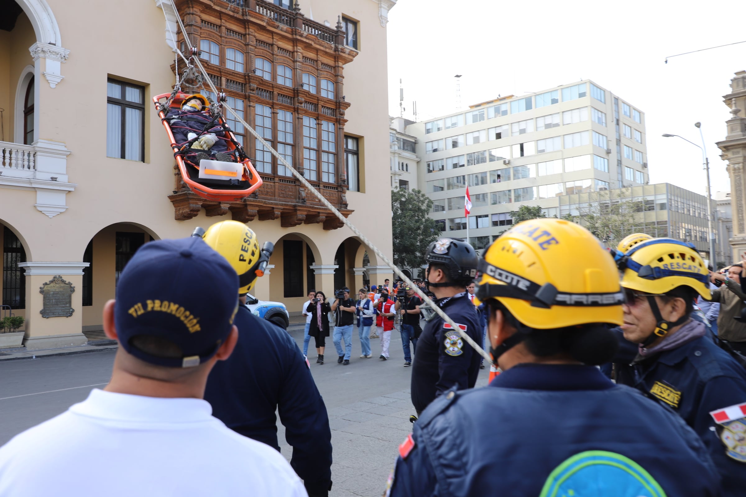 Simulacro multipeligro se realizó este viernes 15. (Foto: Indeci)