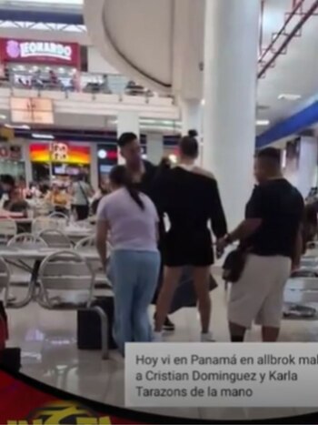 Karla Tarazona y Christian Domínguez