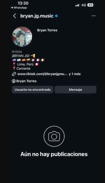 Bryan Torres cerró su cuenta