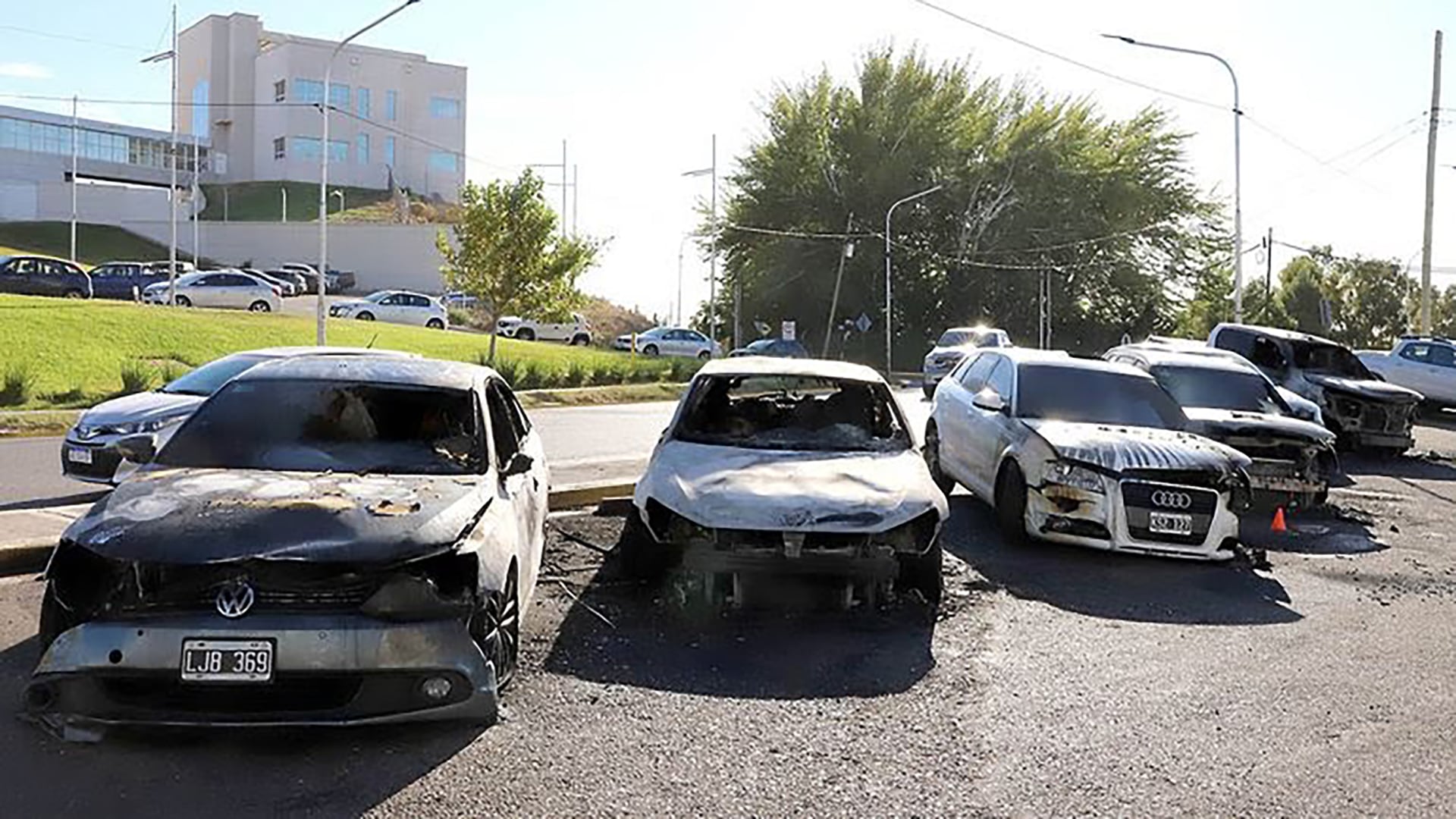 Los vehículos sufrieron daños totales