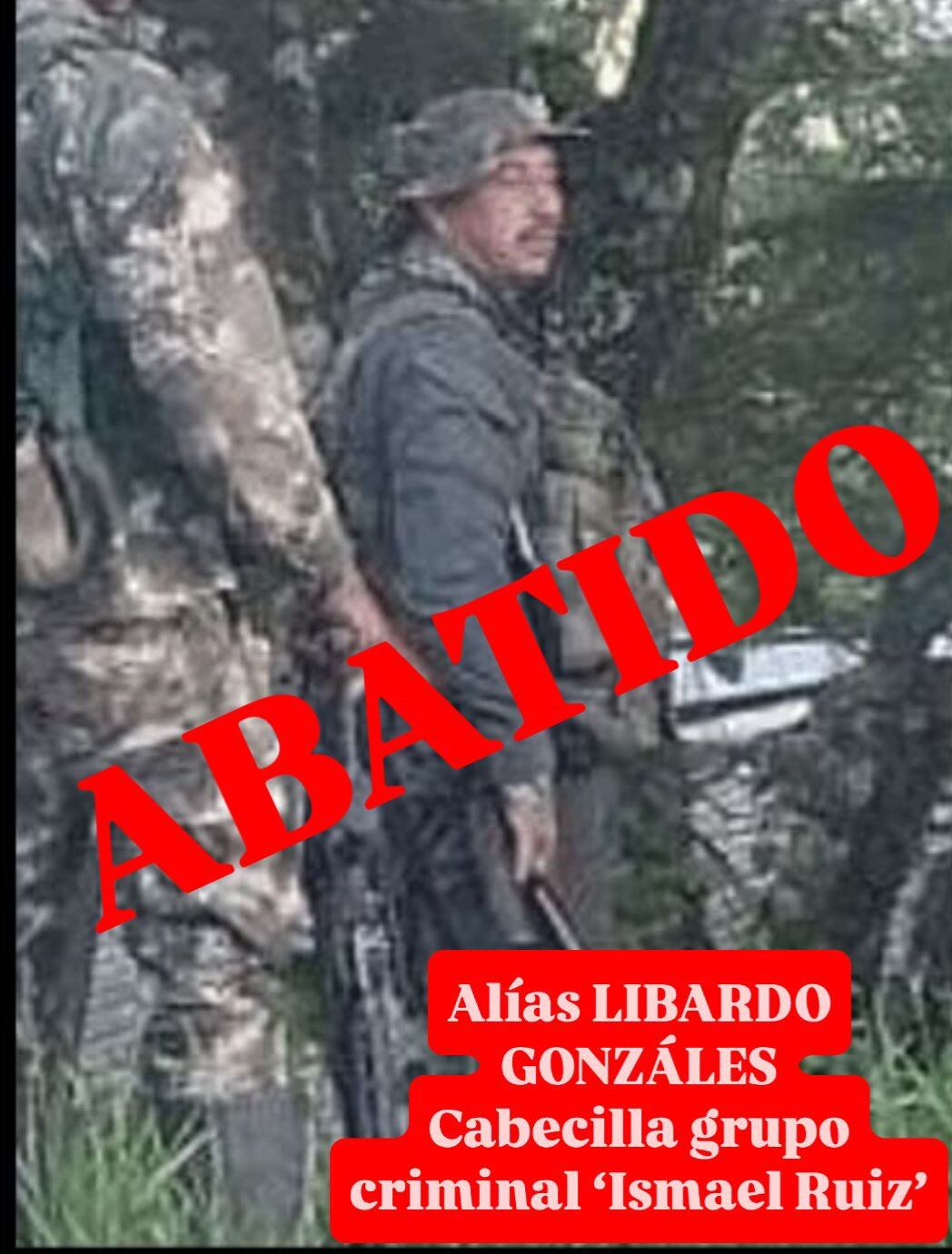 Alias Libardo ejercía control criminal en municipios de Tolima, Huila y Cauca, afectando a líderes sociales y caficultores - crédito @PedroSanchezCol/X
