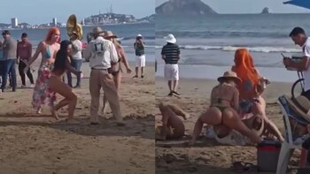 Jóvenes le hicieron un baile