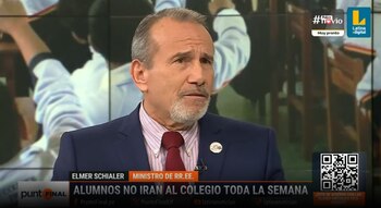 Canciller defiende decisión del gobierno en APEC: “15 horas virtuales no afectan el año escolar”. (Captura: Punto Final)