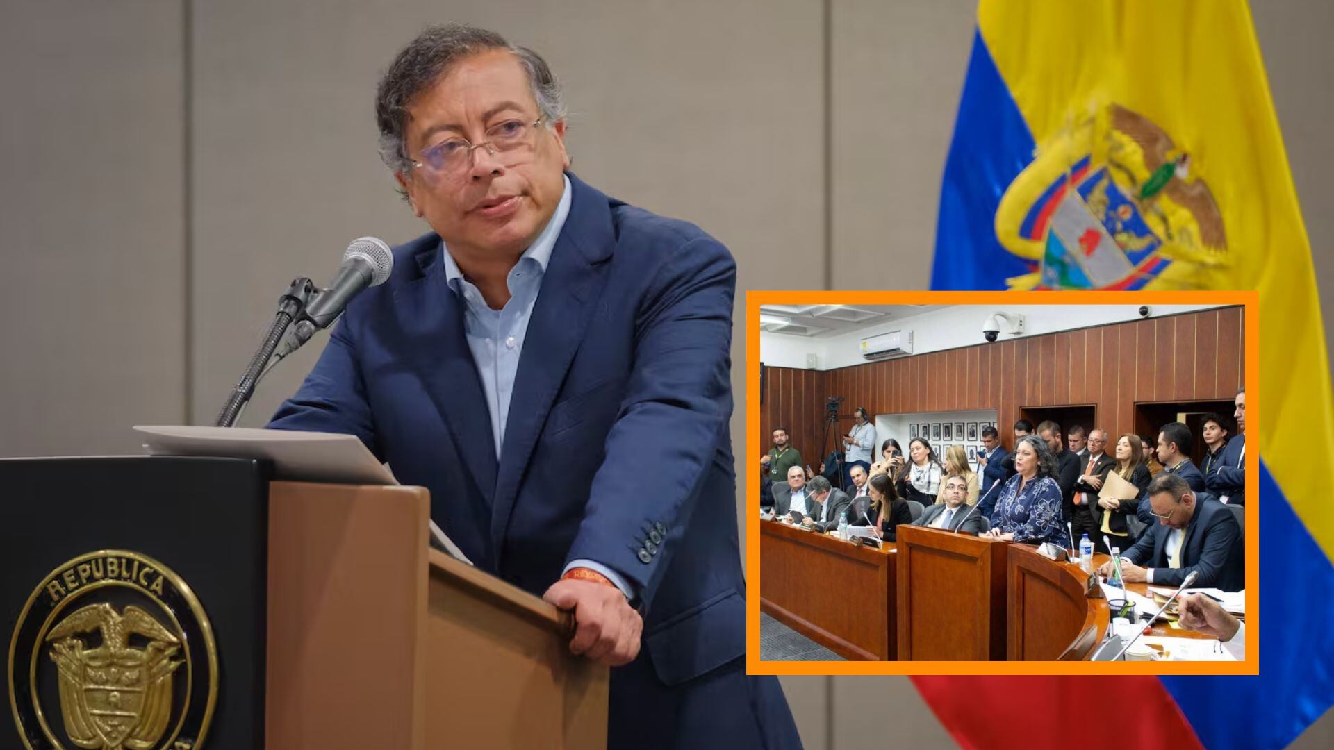 El presidente señaló que la propuesta, que enfrentará su última discusión en la plenaria del Senado, no responde a los intereses de los trabajadores colombianos, al considerarlo como una ‘contrarreforma’ - crédito Presidencia/Prensa Senado