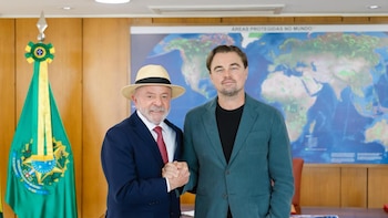 Lula da Silva se reunió con Leonardo DiCaprio para dialogar sobre derechos indígenas y medioambiente