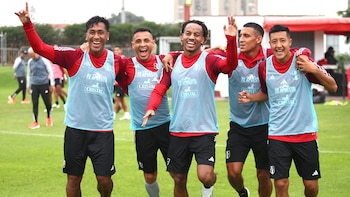 La selección peruana tuvo su