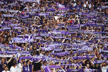 Aficionados del Toulouse en la