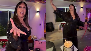 El festejo íntimo de Moria Casán por sus 80 con Sofía Gala y sus nietos en Parque Leloir: “Soy infinita”