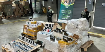 El material incautado tenía un