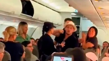 Tres turistas en estado de