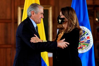 La vicepresidenta y canciller de