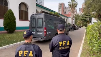 La caravana lista para partir