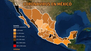 Mapa del coronavirus en México 19 abril 2020