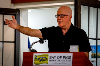 En la imagen, Orlando Gutiérrez,