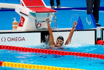 La nadadora española Teresa Perales.