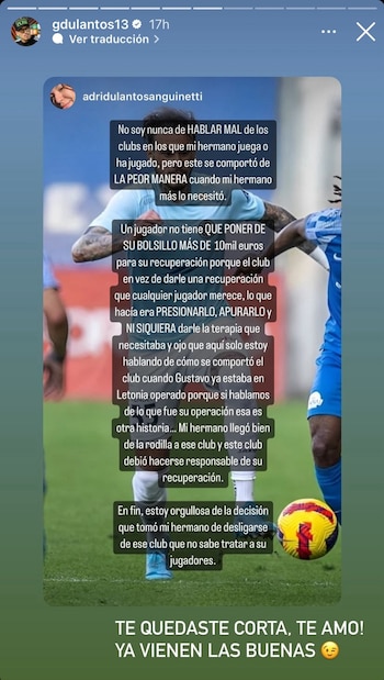 Gustavo Dulanto pasó calvario en