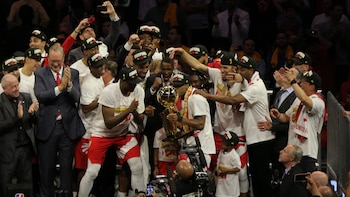 Kyle Lowry fue una de las figuras de los Raptors durante la campaña 2018-2019, que terminó con el primer título de la NBA para la franquicia canadiense (Mandatory Credit:Kelvin Kuo-USA TODAY Sports)