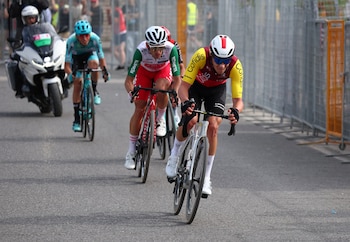 Sylvain Moniquet del Cofidis intentó animar la carrera - crédito Florion Goga / REUTERS