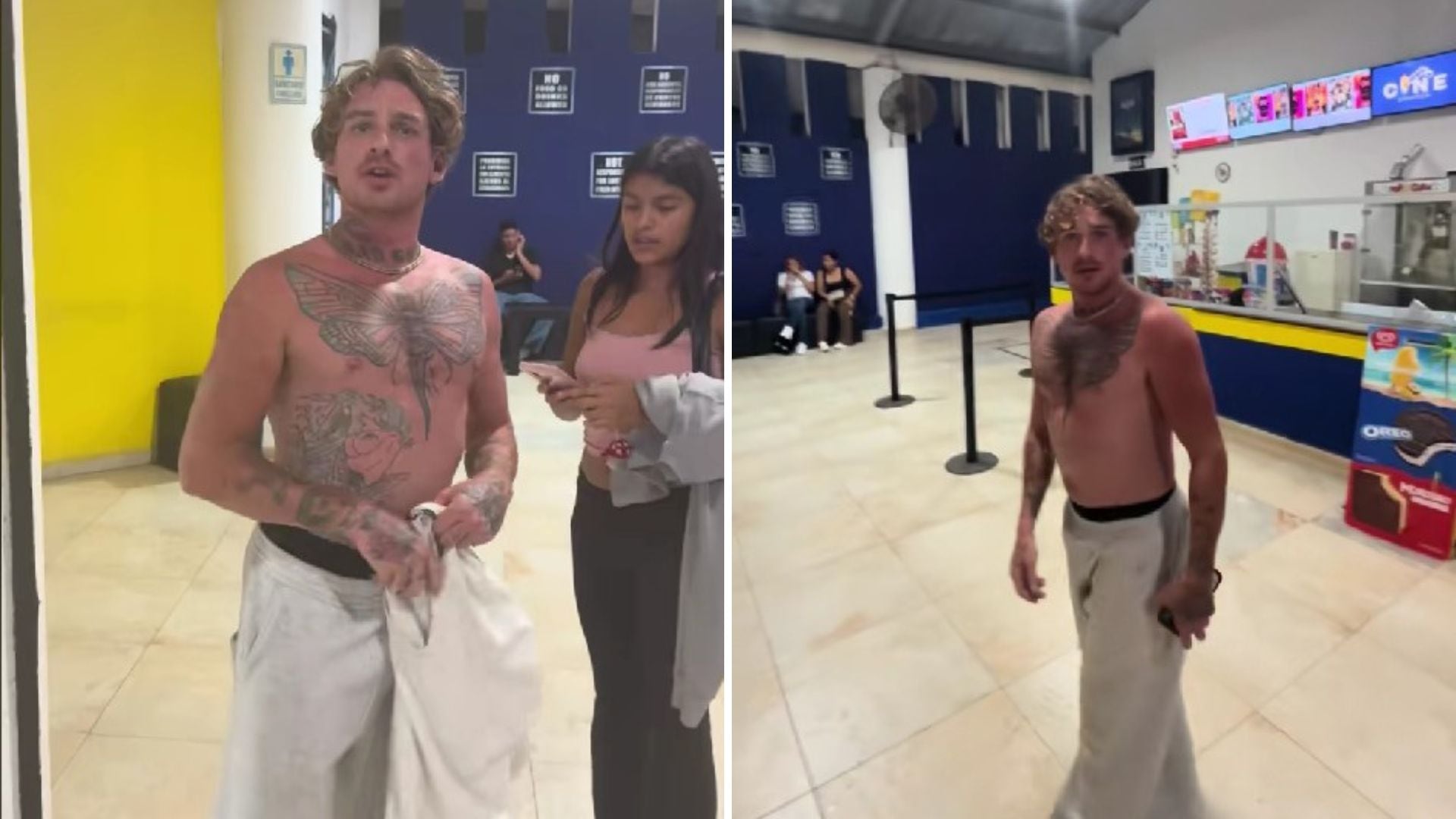 El caso de Sthepany, una usuaria de TikTok que fue golpeada e insultada por un hombre sin playera en un cine, ha encendido el debate sobre el respeto de los extranjeros en territorio nacional (TikTok / @sthepany.oficial)