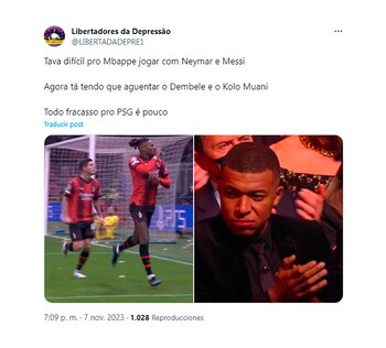 "A Mbappé le costó jugar