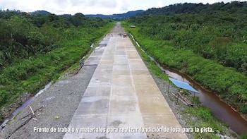 Aeropuerto López de Micay, el cuestionado por presuntas irregularidades cometidas por el exgobernador del Cauca, Temístocles Ortega. Gobernación del Cauca.
