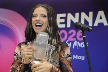 La cantante búlgara Dara, ganadora de Eurovision 2026 (AP foto/Valentina Petrova)