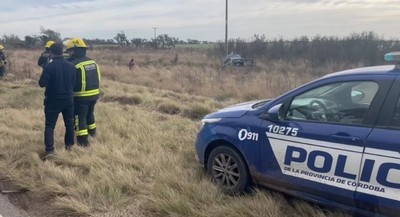 Los trabajos de investigación para determinar las causas del accidente en la Ruta Provincial 26, entre Huinca Renancó y Villa Huidobro