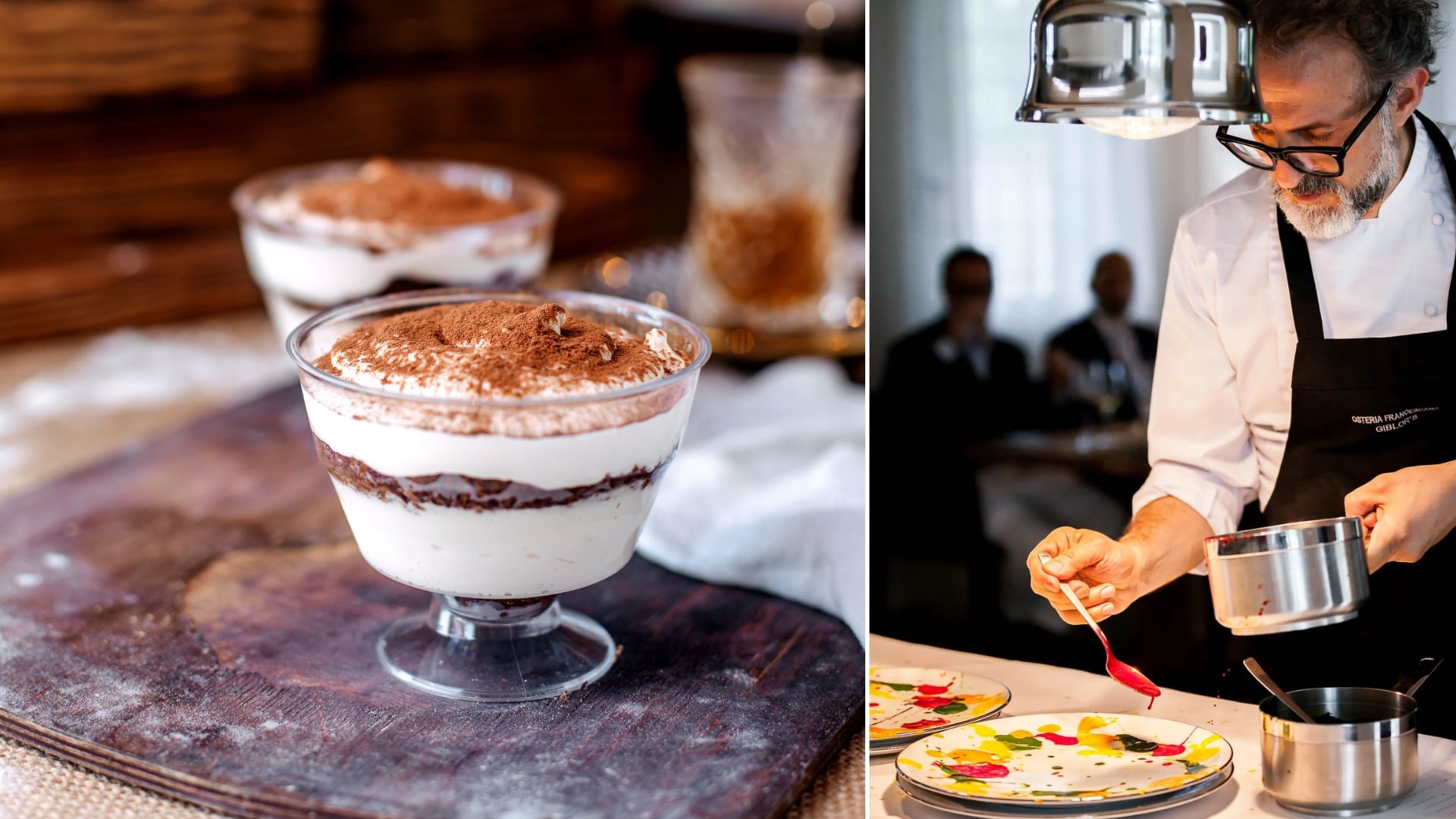 Massimo Bottura, chef italiano: “Para hacer un tiramisú delicioso, mezclaremos el mascarpone con yema de huevo y vainilla”