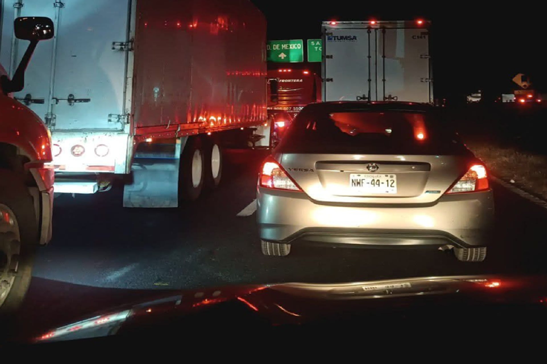 choque Caseta Tepotzotlán Edomex tráiler