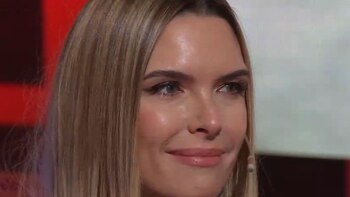 Sofía Zámolo se emocionó al