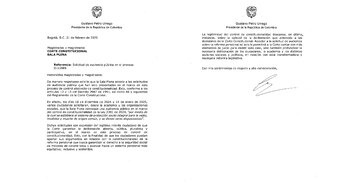 El presidente Gustavo Petro solicitó
