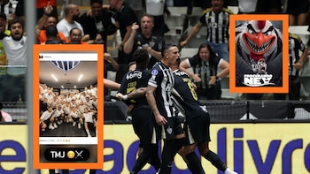 Kevin Castaño clasificó a semifinales de Copa Sudamericana con Atlético Mineiro y se burló del Santos de Neymar en la celebración: “Estamos juntos”