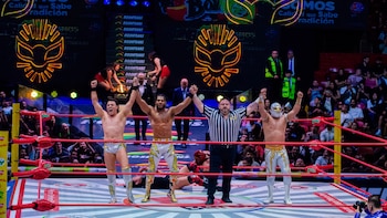 Místico y el ‘JetSpeed’ someten a la Don Callis Family y retienen los títulos mundiales de tríos de AEW en la Arena México