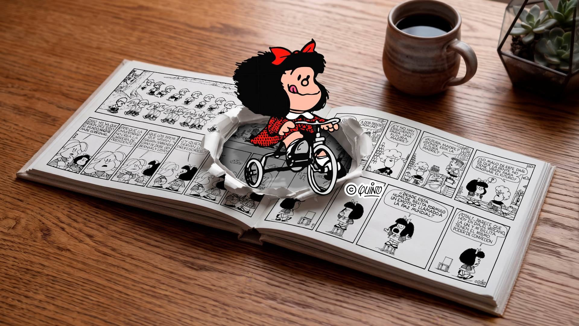 El universo de Mafalda y sus entrañables personajes cobran vida a través de tecnología, arte y escenografías originales (MI)