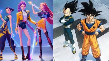Cómo crear una imagen de Las Guerreras K-pop peleando con Goku y Vegeta de Dragon Ball Z