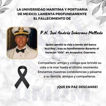 El yate en donde iba