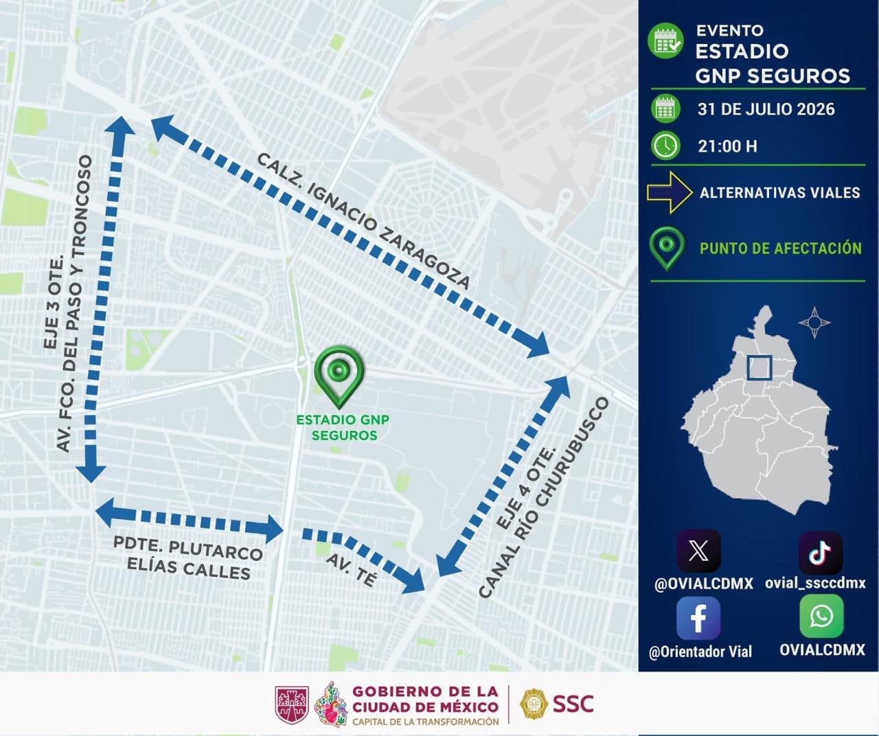 Harry Styles se presenta en el Estadio GNP Seguros y habrá afectaciones viales en las inmediaciones.
Crédito: X/ @OVIALCDMX