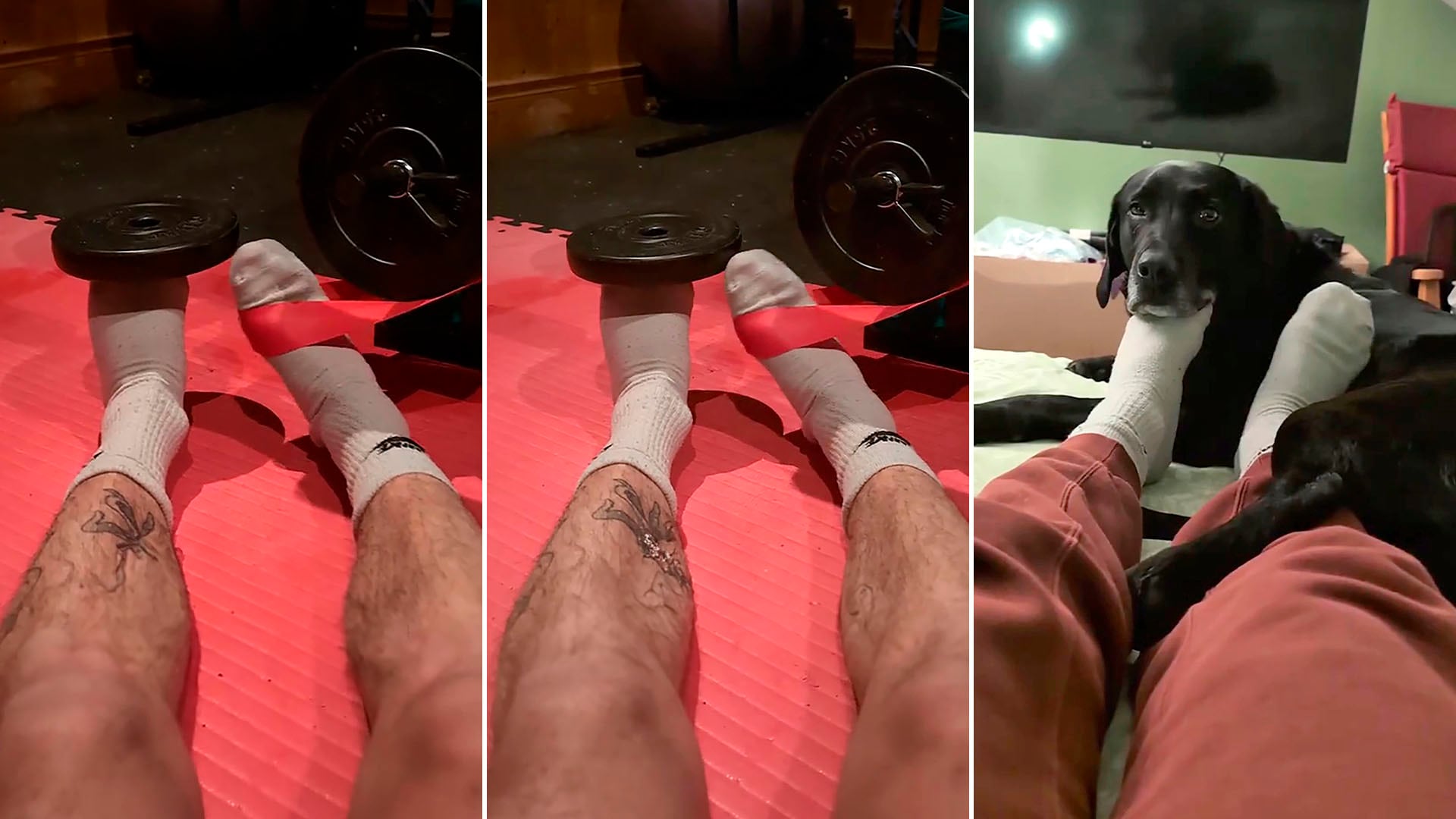 El joven que viralizó su entrenamiento con propósito tierno revolucionó las redes sociales con su originalidad (Captura de video)