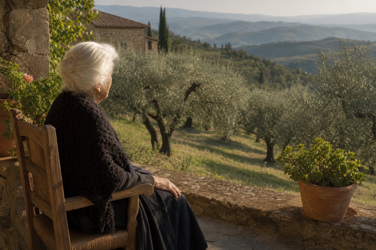 Pierina, la anciana italiana de 101 años que continúa ayudando en las tareas del hogar. (Imagen Ilustrativa Infobae)