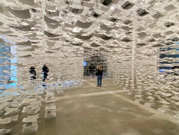 El pabellón de España en