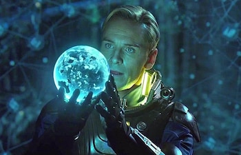 Michael Fassbender en 'Prometheus'