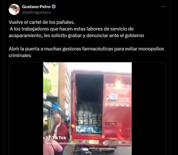 El presidente se fue contra