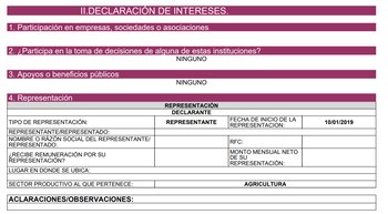Las dudas en la declaración