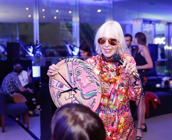 La artista hizo su versión